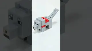 Como montar o lobo do minecraft #minecraftshorts #legominecraftminifigures #legominifigures