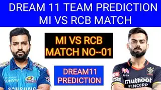 MI VS RCB DREAM 11 TEAM PREDICTION IN TAMIL/MATCH NO 01/MI VS RCB DREAM 11 TEAM/TAMIL/IPL 2021.