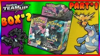 Pokemon Team Up Booster Box#2 Part #1 Opening! What Wait We Ripped A Gold Card Wow!