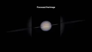 I took a deep look into the Solar system with my 16&rdquo; telescope #astrophotography #saturn #telescope