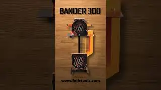 Bander 300 hand held bandsaw at work