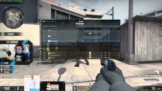 Shroud's falling noscope through a wall to clutch the round.