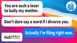 【Apple】My husband believes all the lies my bullying MIL makes but the moment I demanded for a...