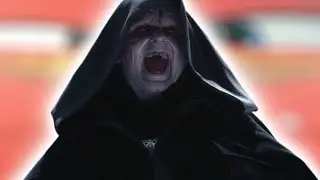 Emperor Palpatine uses Force Lightning