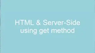HTML & Server-Side using get method