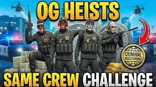 GTA Online: The Ultimate Crew Challenge (All 5 Heists) | OG Heists with the Boys: Pure Chaos 🔥🔥