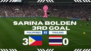 BOLDEN Goal 3-0 PHILIPPINES v THAILAND + Substitution (2022 AFF Women's Championship)