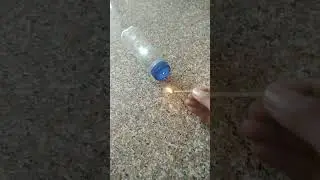 make a simple rocket at home with one bottle and body perfume