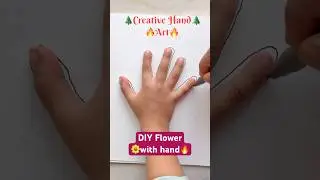 DIY Craft Flower 🌼🔥#shorts #ytshorts #diy #craft #kids #creative #diycrafts