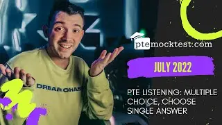 PTE Listening: Multiple Choice, Single Answer| Most Repeated Question July|PTE MCSA With Answer 2022