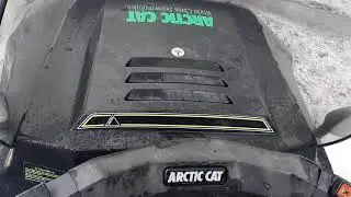 Yamaha SRV snowmobile and Arctic Cat Jag
