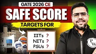 GATE 2026 CE: Safe Score Targets For IITs, NITs, PSUs
