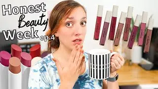 Honest Beauty Lip Products | Review of honest beauty liquid lipstick, lip balm, lip crayon and more!