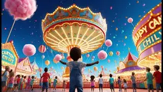 Cotton Candy, Sweet and Light Delight | Fun Candy-Themed Rhyme for Toddlers | Playful Preschool Song