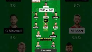 PBKS VS RCB dream11 prediction | PBKS VS RCB  dream 11 prediction2023 | PBKS VS RCB team #PBKSVSRCB