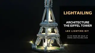 LEGO Architecture The Eiffel Tower 21019 LED Light Kit Lightailing
