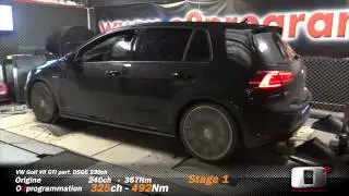 VW Golf 7 GTI Perf stage1@325ch o2 programmation performance