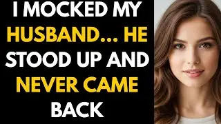 I Mocked My Husband&hellip; He Stood Up and Never Came Back