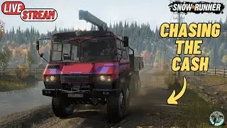 Exploring the Unknown & Chasing The Cash 💰 | SnowRunner Livestream