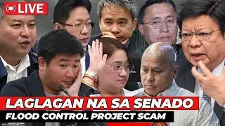 🔴LIVE | Philippine Senators In Kickbacks Scandal: Escudero, Binay, Revilla Named | Flood Control