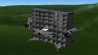 KSP - Just One Big Flying Gridfin Plane