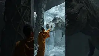 Buddha&rsquo;s Compassion Frees Dinosaurs from Ice | A Symbolic Story ✨#Buddha #Compassion #Liberation