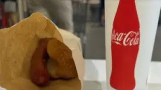 Soda Monsta is Eating Dinner at Costco!
