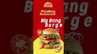 Pizza & Burger Ad Animation | Modern Food Commercial Design