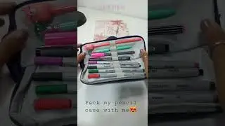 What's in my pencil case?✨😍💕 #shorts #stationery #school #cute  #satisfying #unboxing