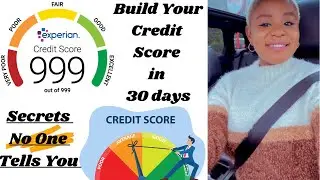 How To Build Your Credit Score (Credit Report) in 30 Days| Mend A Bad Credit Report| Boost A New One