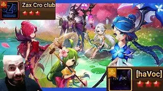 Summoners War G3 Siege Zax Cro club & [haVoc]