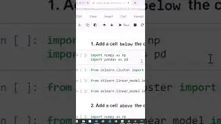 Add a cell below the current cell - Jupiter Notebook Shortcut