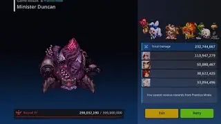 Guardian Tales - Raid 2.0 - Duncan (Dark) [Lucy-Randy-Vishuvac-Kamael]