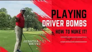 Hitting Driver bombs in golf. Keys to high launch and low spin drivers.