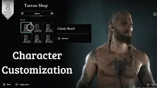 Assassin's Creed Valhalla - Male and Female Eivor Customization (Tattoos, Hair, Beard and More)