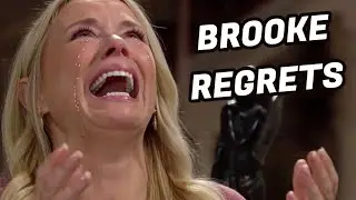 Brooke burst into tears of regret when she learned the secret Katie was hiding B&B Spoilers