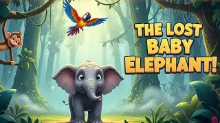 The Lost Baby Elephant 🐘 | Kids Song + Animal Adventure | Animated Rhymes