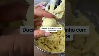 Receita f&aacute;cil e deliciosa: Docinho de Leite Ninho com 2 ingredientes #brigadeiro #doces #confeitaria