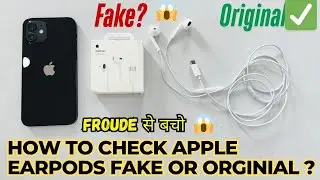 How to Check Apple EarPods Original or Fake😱Be Aware from Fraud