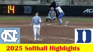 North Carolina vs #19 Duke Softball Game Highlights 4 4 2025