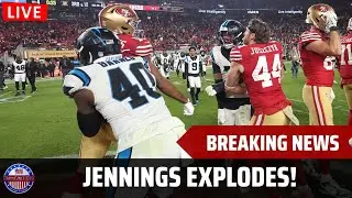 Джауан Дженнингс взрывается! Хаос после матча &laquo;49ers&raquo; против &laquo;Panthers&raquo; 🔴 СВЕЖИЕ НОВОСТИ В ПРЯМОМ...
