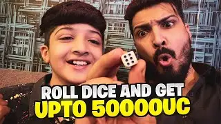 500k special Roll Dice and get 50000uc 🤯🤯 | Little Zalmi |