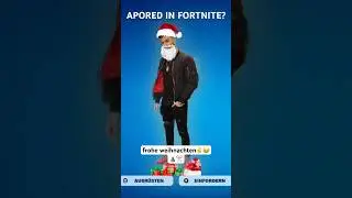APORED IN FORTNITE?! FROHE WEIHNACHTEN😂🎄 #christmas #apored #redsama #froheweihnachten #fortnite