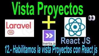 12. Discover Laravel 11 React JS: Creating project views with React JS