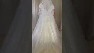 Video 8 White Princess Sparkle Wedding Dress