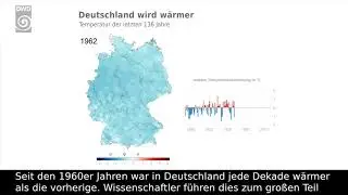 Deutschland wird w&auml;rmer. Die Temperaturen der letzten 136 Jahre. &ndash; Deutscher Wetterdienst (DWD)