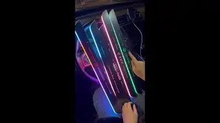 Illuminated Custom LED Door Sills Pro Lights: Show off your taste!