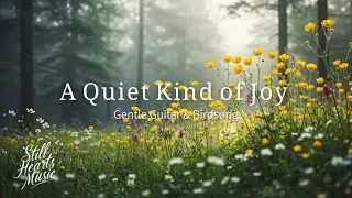 A Quiet Kind of Joy 🏵️🍃 Gentle Guitar & Birdsong for Calm Evenings | Peaceful Acoustic Instrumental