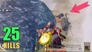 Solo vs Squad 25 Kills! Difficult Start In Military Base