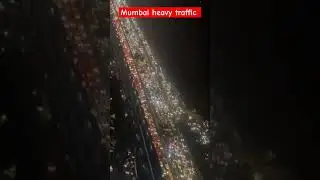Mumbai heavy traffic #mumbai #traffic #rain #heavyrain #rainfall #news
